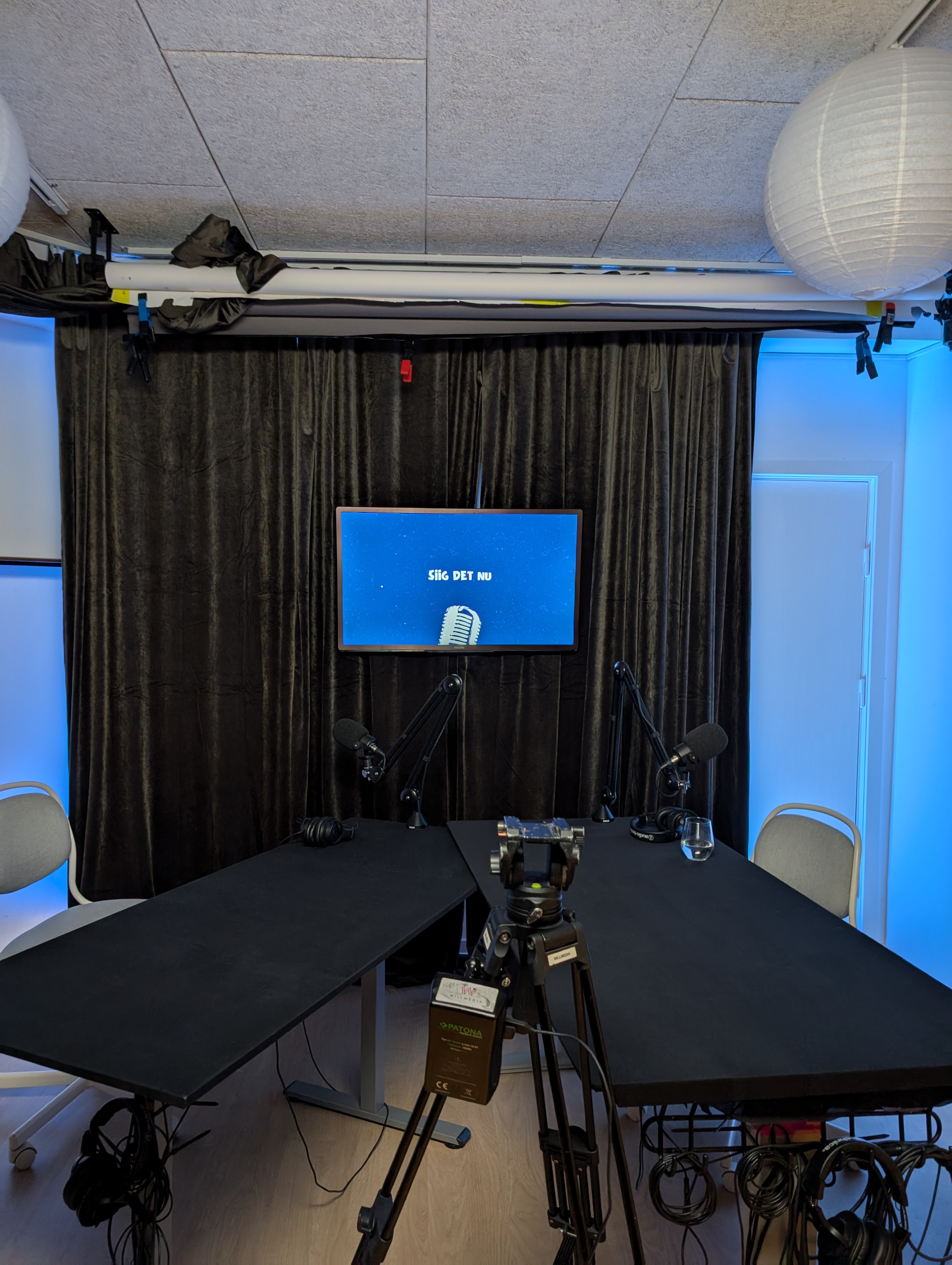 Professionelt podcast setup